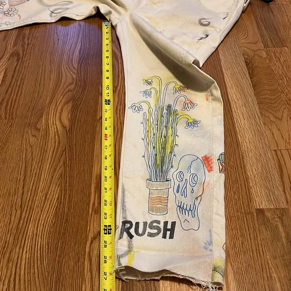 NWT MOTHER The Scapper Cuff Ankle Fray in Superstition size 29 - Picture 11 of 16